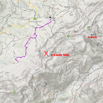 05SEP-Hike to B24 Crash Site and Dinner with Trudy and Claudia